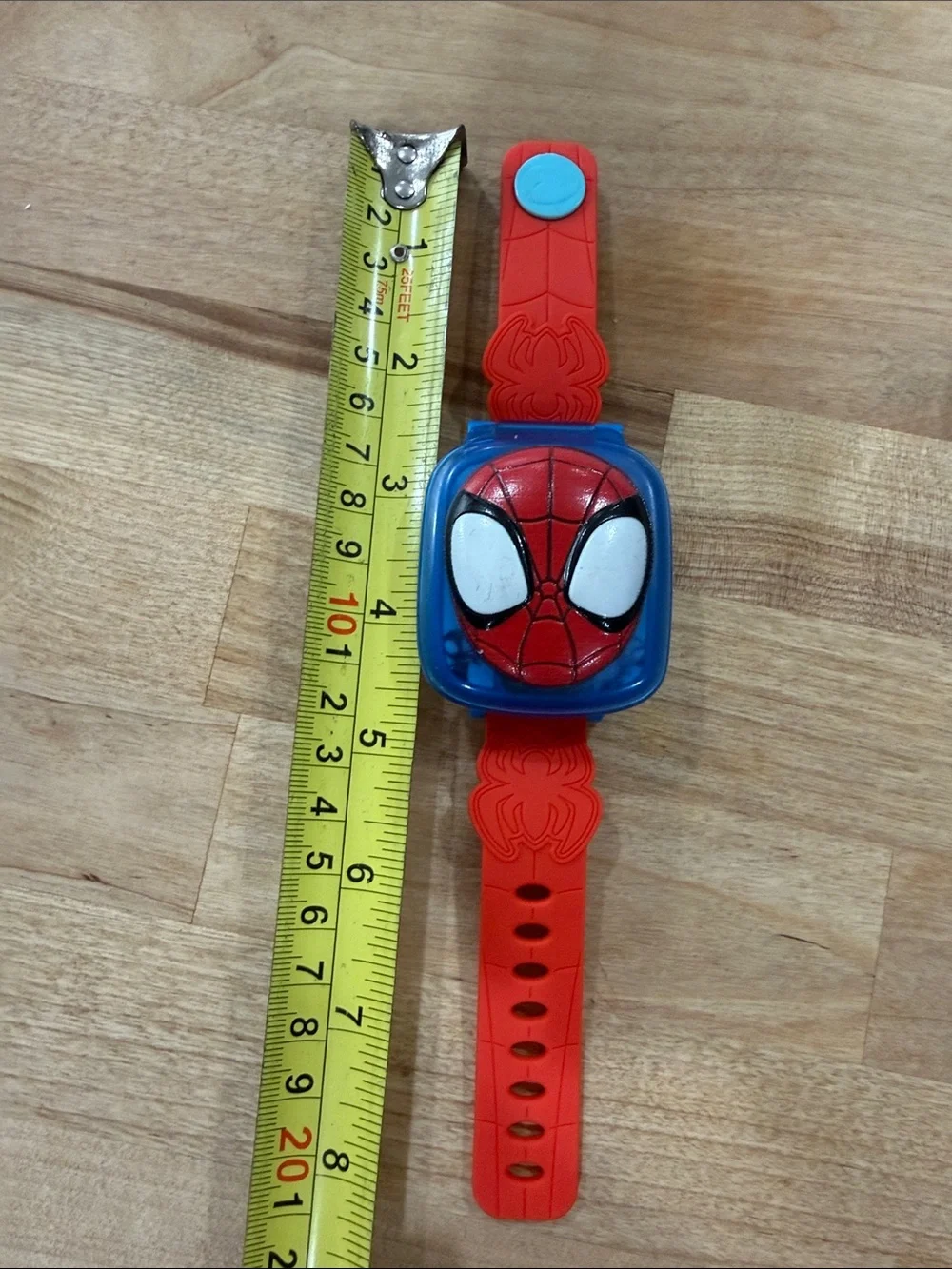 Spiderman Kids Flip-Cover VTech Digital Watch - Red and Blue